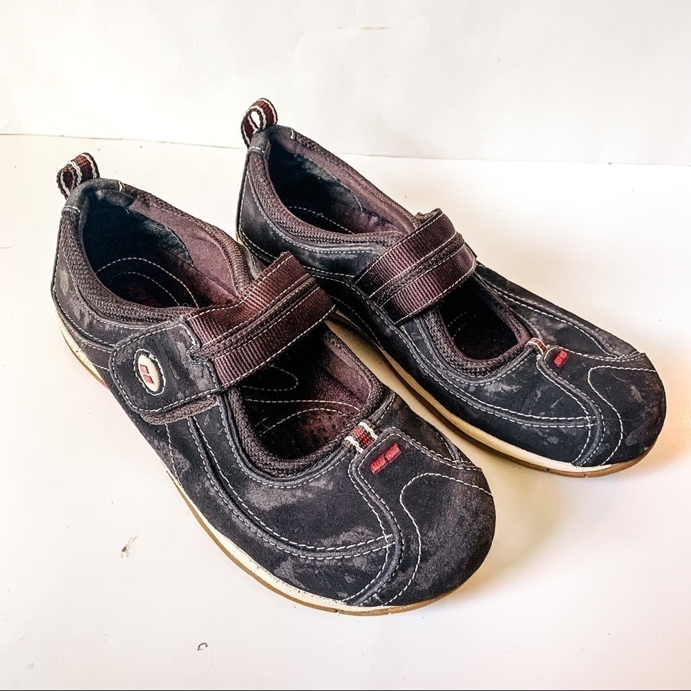 Ryka Sport Comfort Mary Jane Wide Flats SZ 8